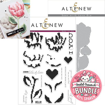 Altenew Sewn With Love Clear Stamps + Stanzen