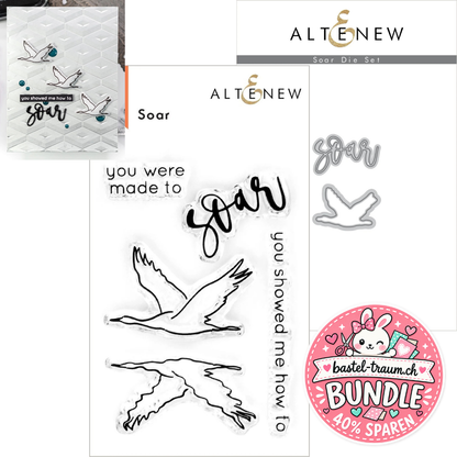 Altenew Soar Clear Stamps + Stanzen