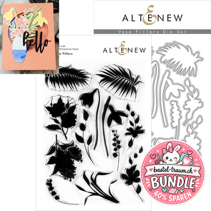 Altenew Vase Fillers Clear Stamps + Stanzen