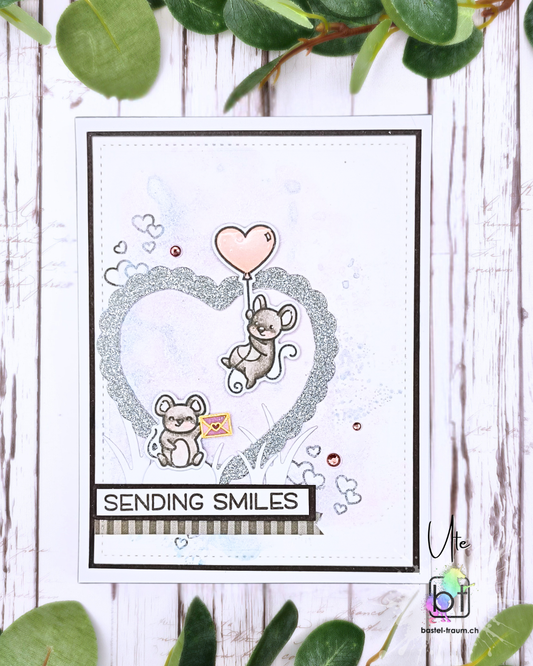 Lawn Fawn All my heart clear stamp set 3x4
