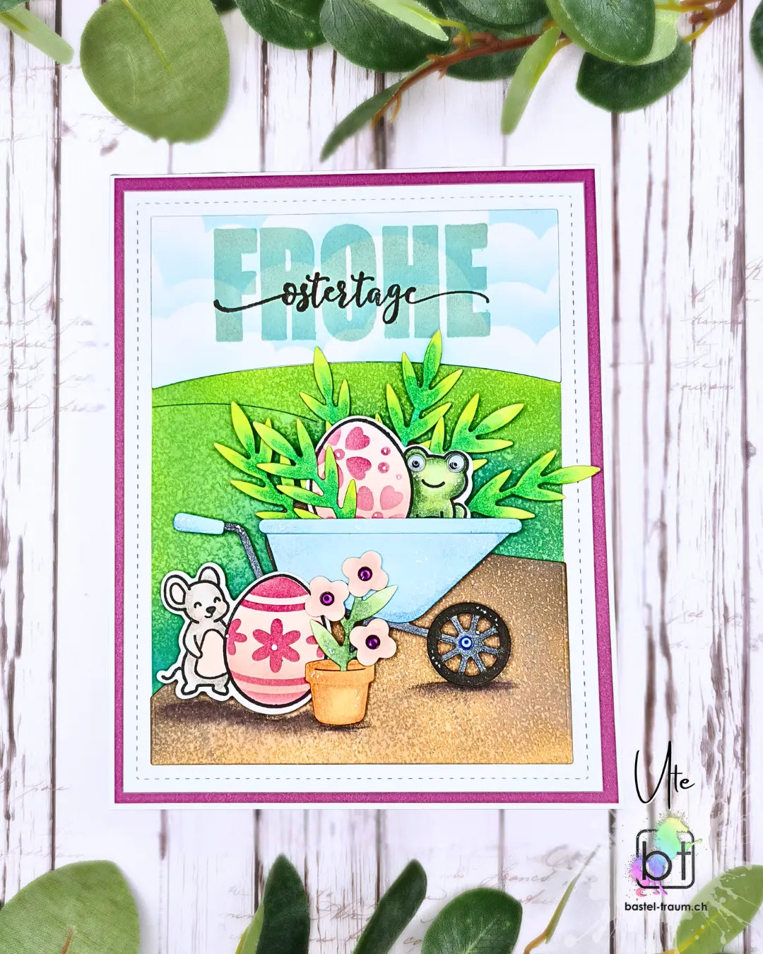 Lawn Fawn Stamp 'n Stencil Easter Eggs Stanzen