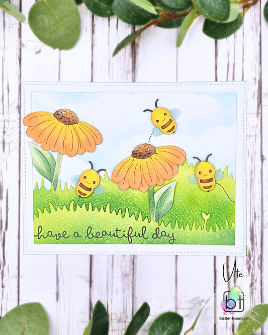 Lawn Fawn meadow backdrop: landscape Stanzen
