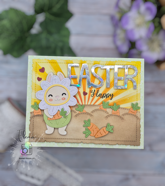 Lawn Fawn Giant Happy Easter Stand Alone Stanze