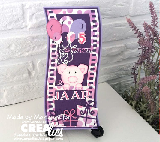 Crealies - Wordzz 99 - Zahlen 0-9 - Clear Stamps