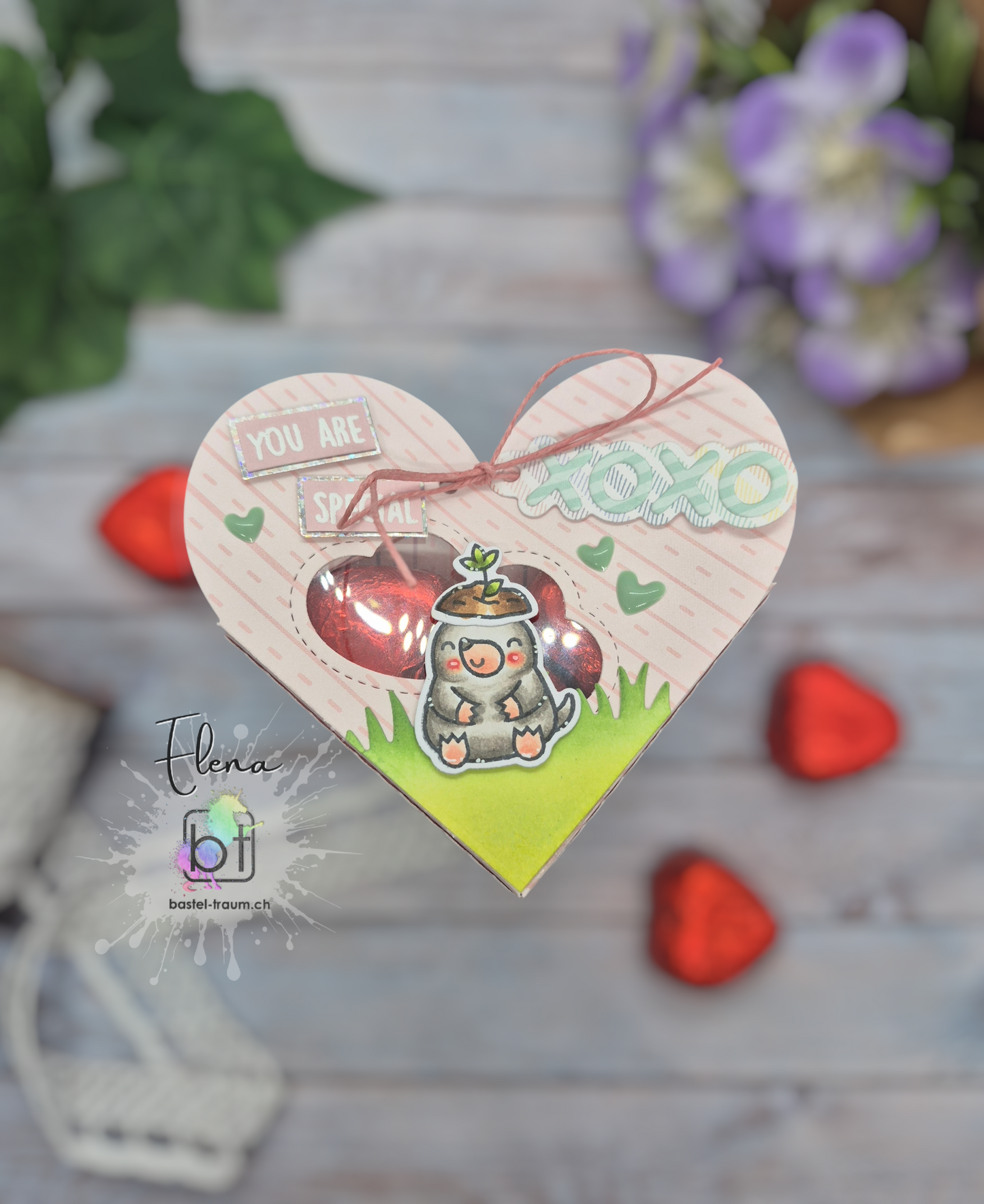 Lawn Fawn Outside In Stitched Heart Stackables Stanze