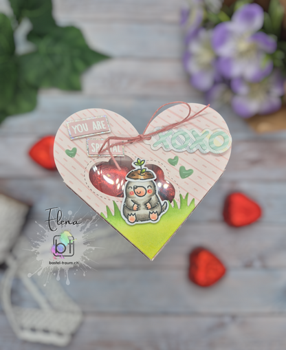 Lawn Fawn Outside In Stitched Heart Stackables Stanze