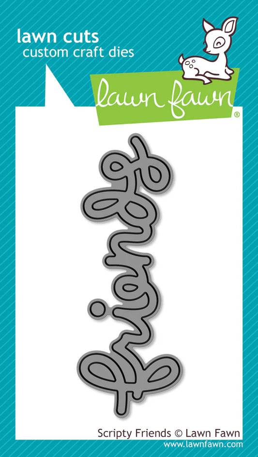 Lawn Fawn scripty friends Stanze