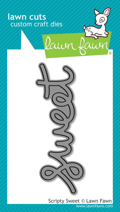 Lawn Fawn Scripty Sweet Lawn Cuts