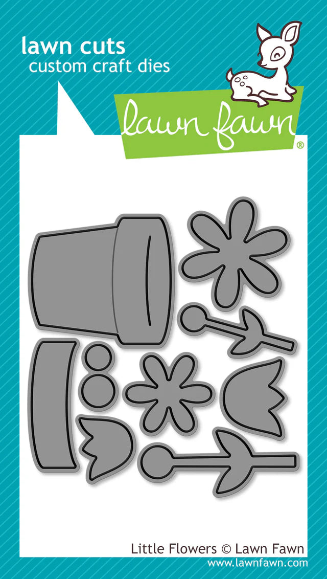 Lawn Fawn little flowers Stanzen Stand Alone