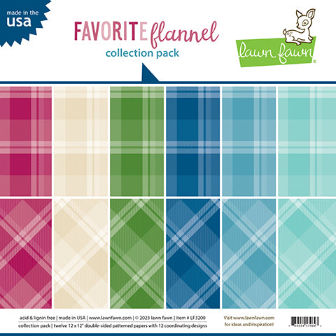 Lawn Fawn - Favorite Flannel - Collection Pack