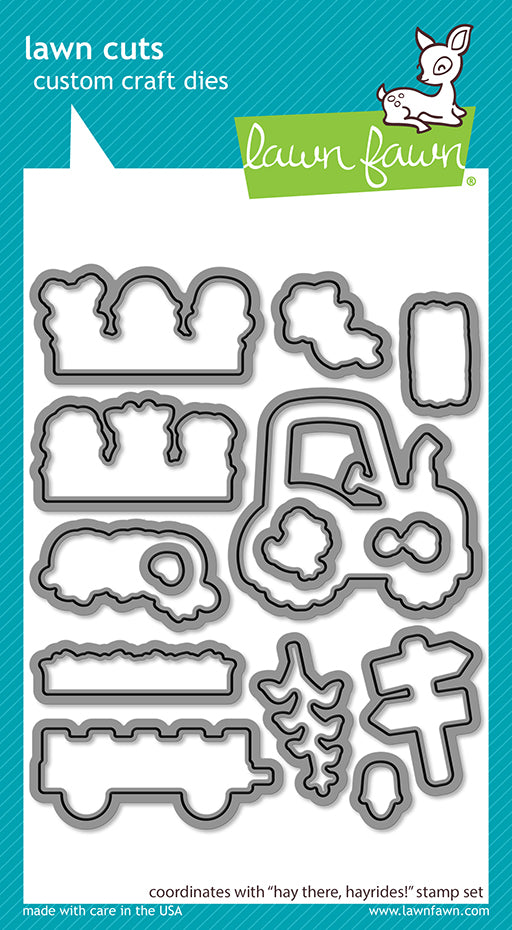 Lawn Fawn - Hay There, Hayrides! Lawn Cuts - Stanzschablonen