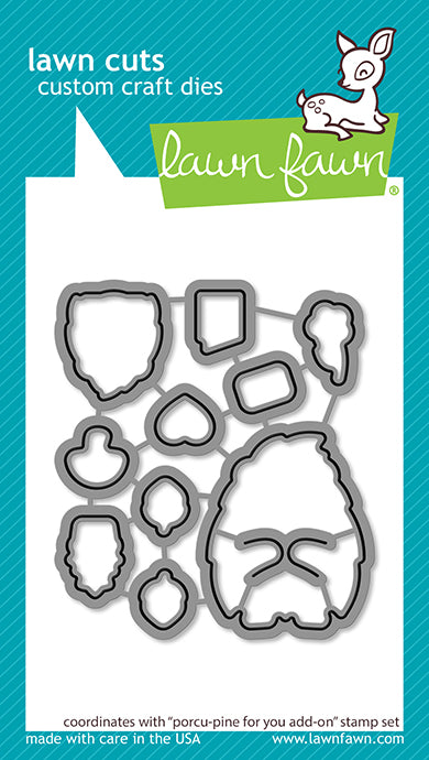 Lawn Fawn - Porcu-pine for you Add-on - Stanzen