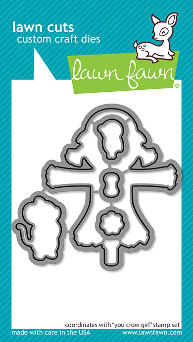 Lawn Fawn - You Crow Girl - Lawn Cuts