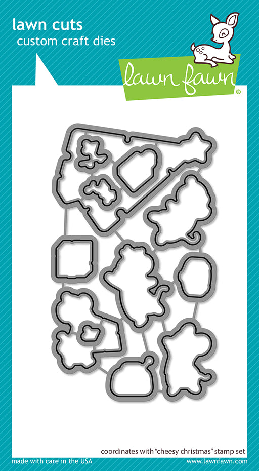 Lawn Fawn - Cheesy Christmas - Lawn Cuts