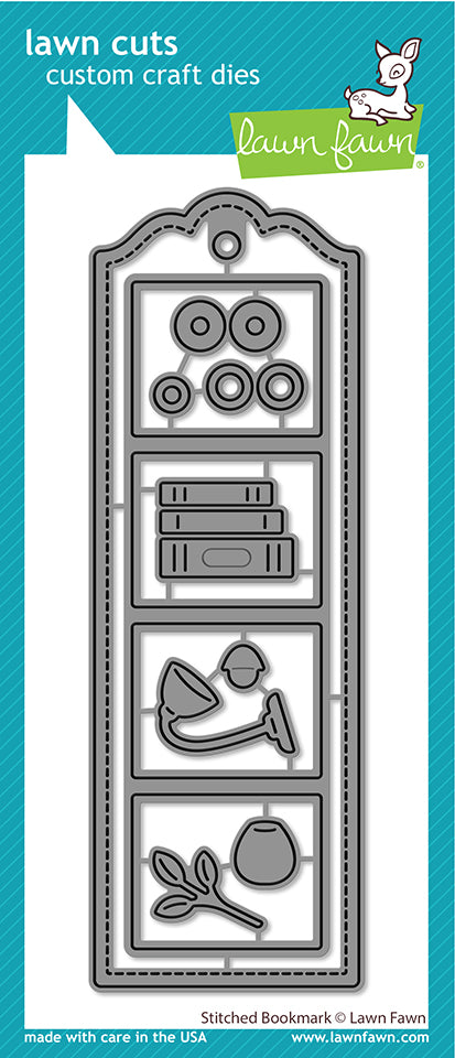 Lawn Fawn Stitched Bookmark Stand Alone Stanzen