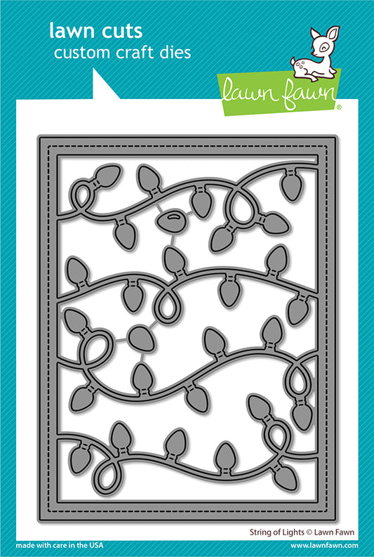 Lawn Fawn - String Of Lights Backdrop - Stand Alone Stanzen
