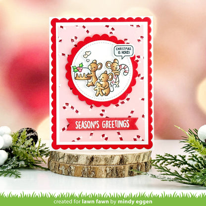 Lawn Fawn sweet christmas mice