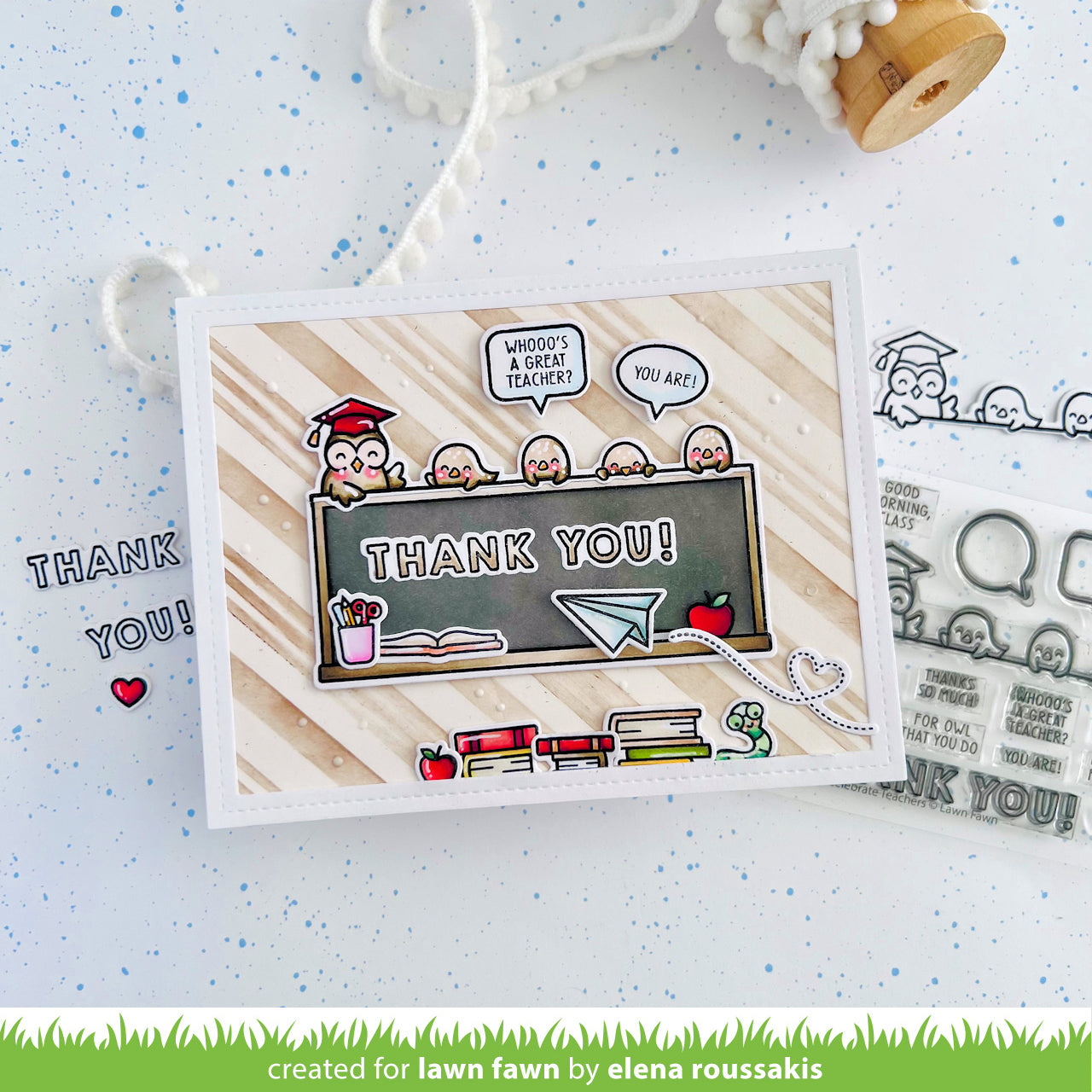 Lawn Fawn simply celebrate teachers