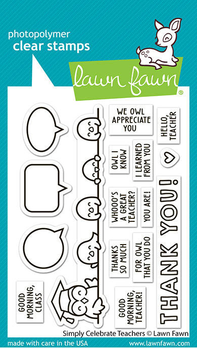 Lawn Fawn simply celebrate teachers