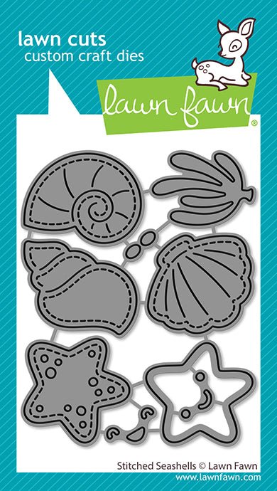 Dies Set Stitched Seashells von Lawn Fawn