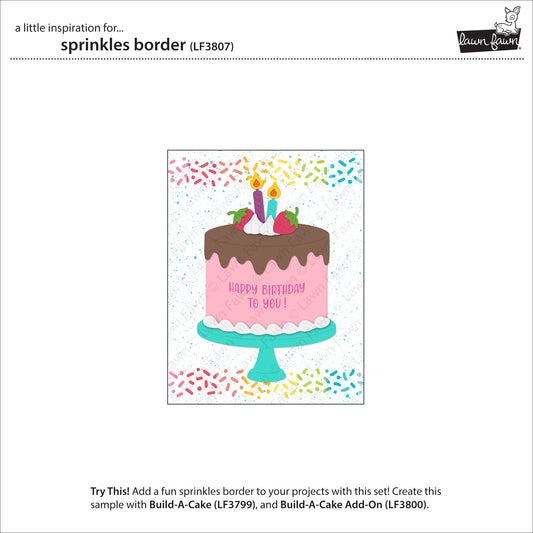 Inspiration: Dies Set Sprinkles Border von Lawn Fawn