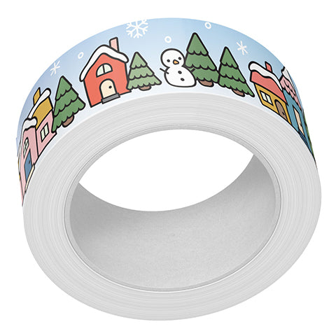 Lawn Fawn winter village washi tape