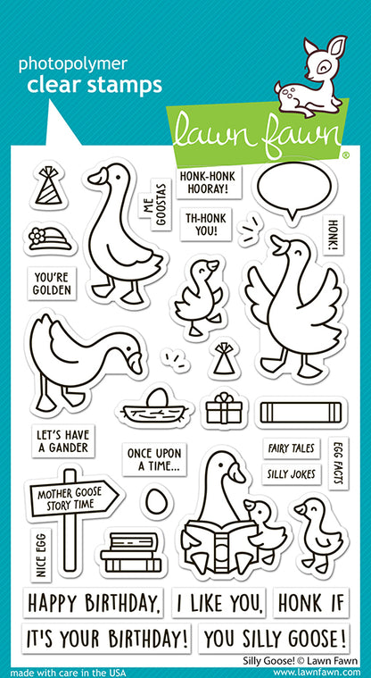 Lawn Fawn silly goose!