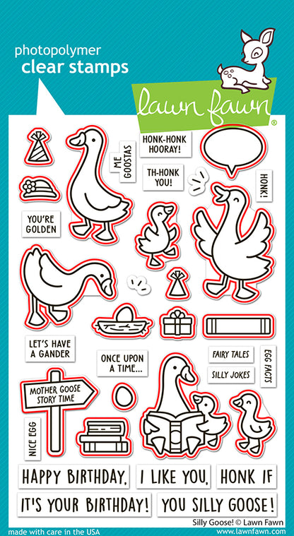 Lawn Fawn silly goose! lawn cuts