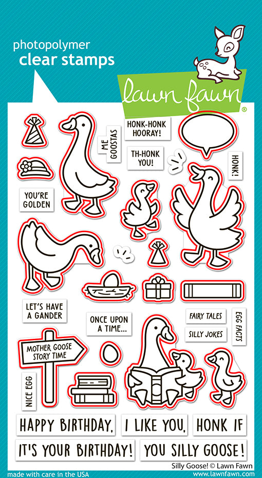 Lawn Fawn silly goose! lawn cuts