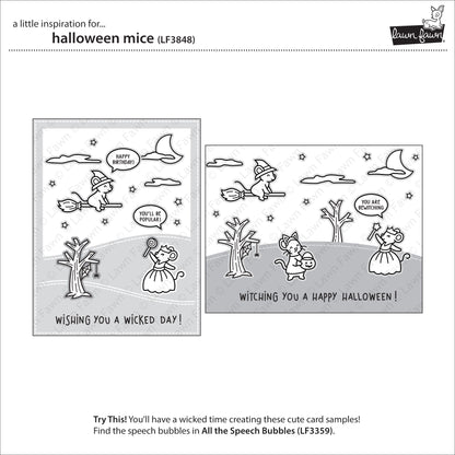 Lawn Fawn halloween mice