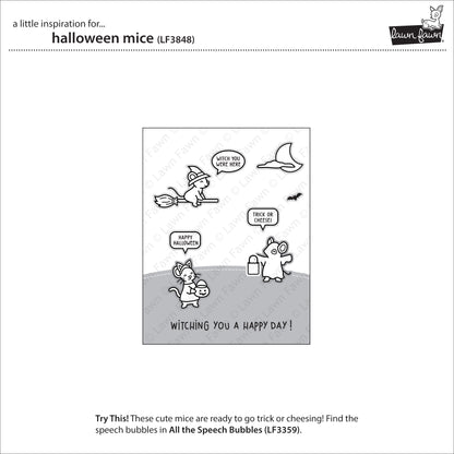 Lawn Fawn halloween mice