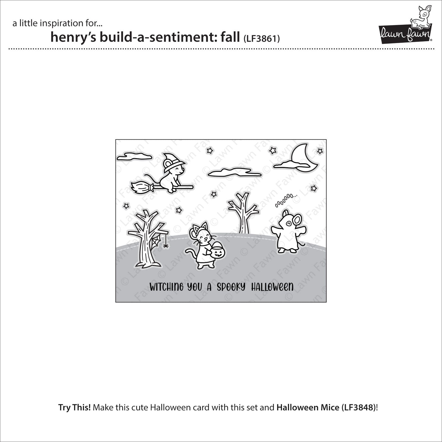 Lawn Fawn henry's build-a-sentiment: fall