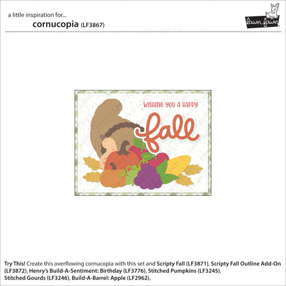 Lawn Fawn cornucopia