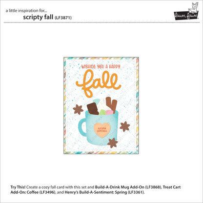 Lawn Fawn scripty fall