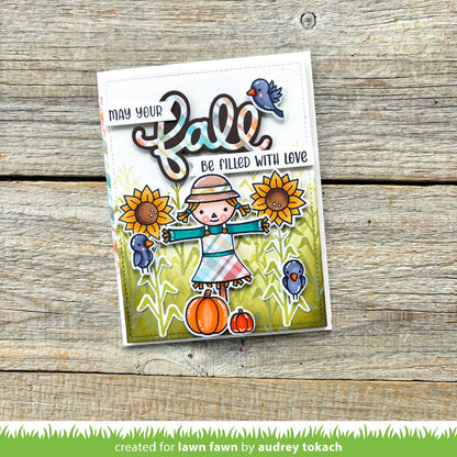 Lawn Fawn scripty fall outline add-on