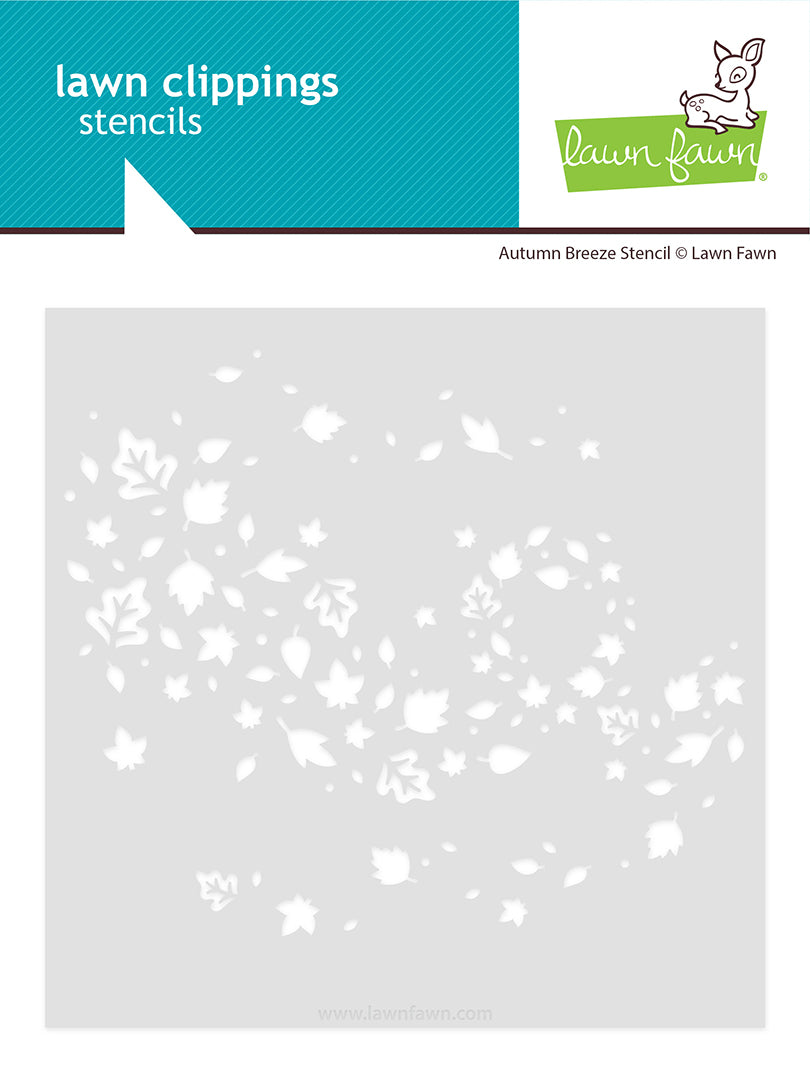 Lawn Fawn autumn breeze stencil