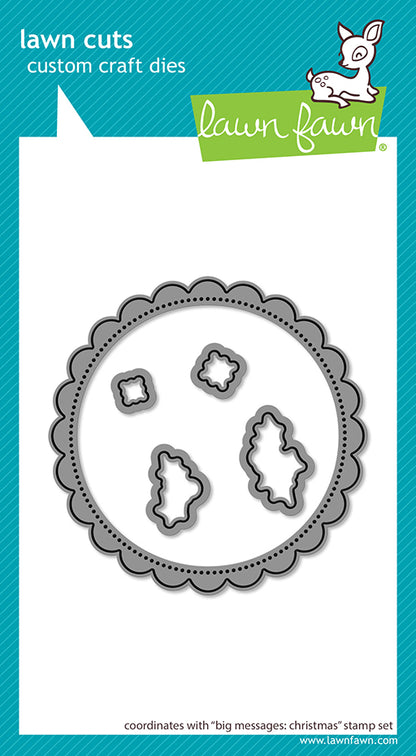 Lawn Fawn big messages: christmas lawn cuts