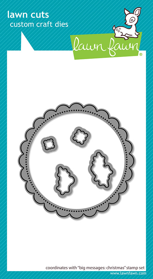 Lawn Fawn big messages: christmas lawn cuts