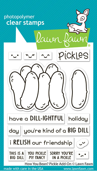Lawn Fawn how you bean? pickle add-on
