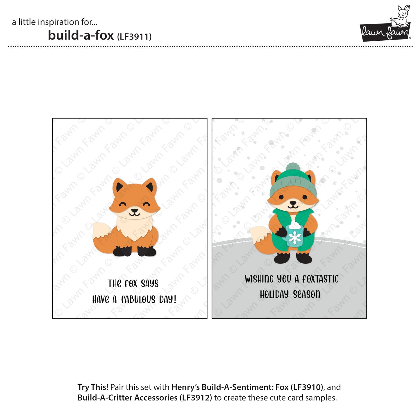 Lawn Fawn build-a-fox