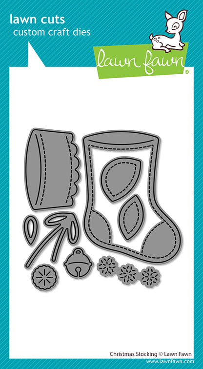 Lawn Fawn christmas stocking