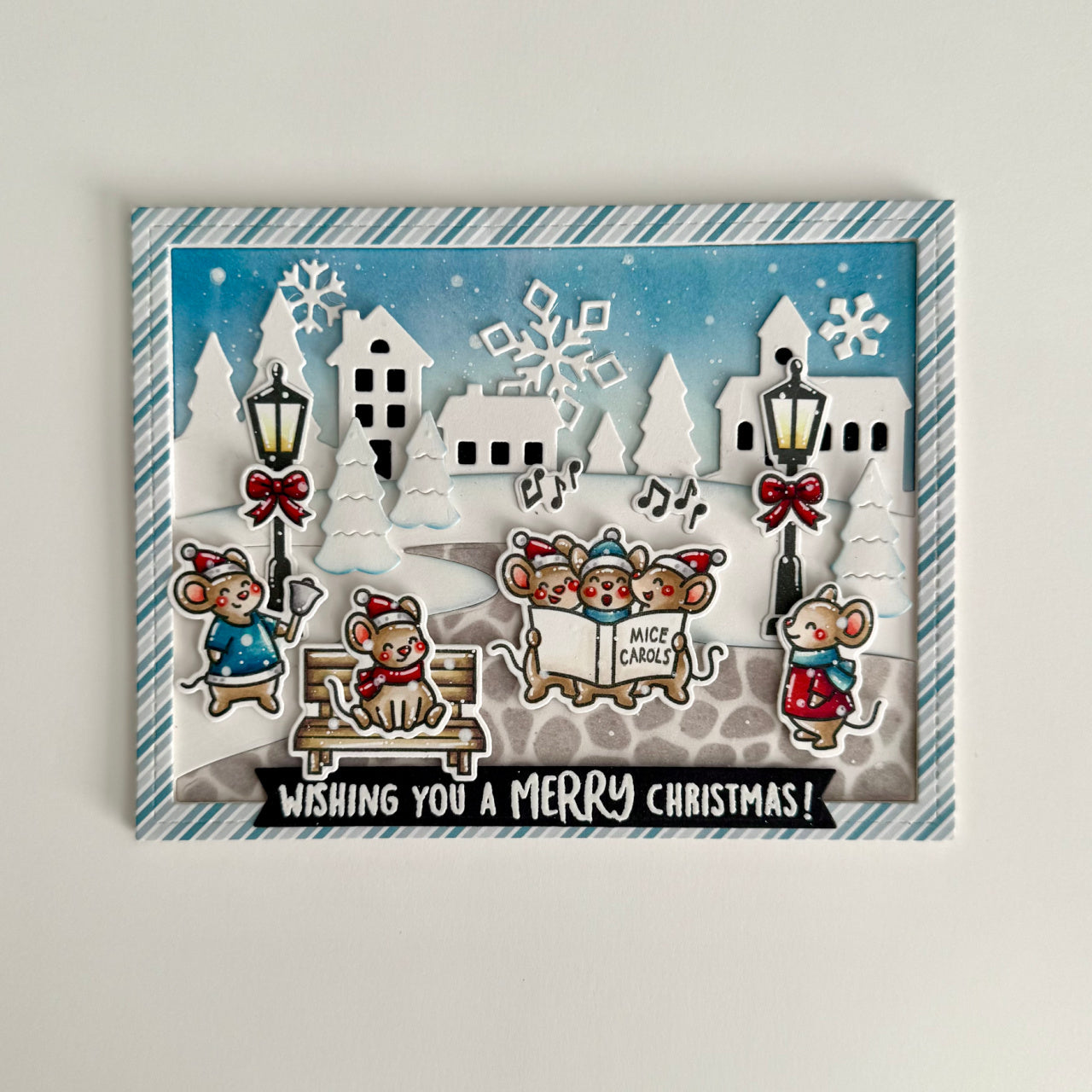 Lawn Fawn cobblestone stencil