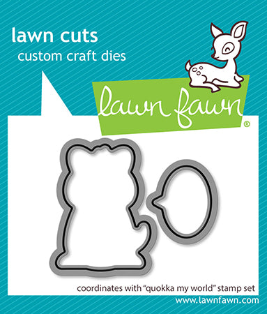 Lawn Fawn Quokka My World Outline Stanzen