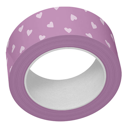 Lawn Fawn Purple tiny hearts washi tape Herzchen lila