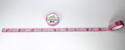 Ca. 50cm ausgerollt: Lawn Fawn Happy Mice Washi Tape mit dekorativen Motiven