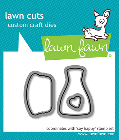 Lawn Fawn Soy happy lawn cuts Outlinestanzen