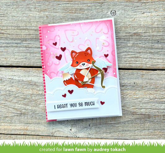 Lawn Fawn Build-a-critter valentine accessories Tierchen Extras zum Valentinstag Stand alone Stanzen