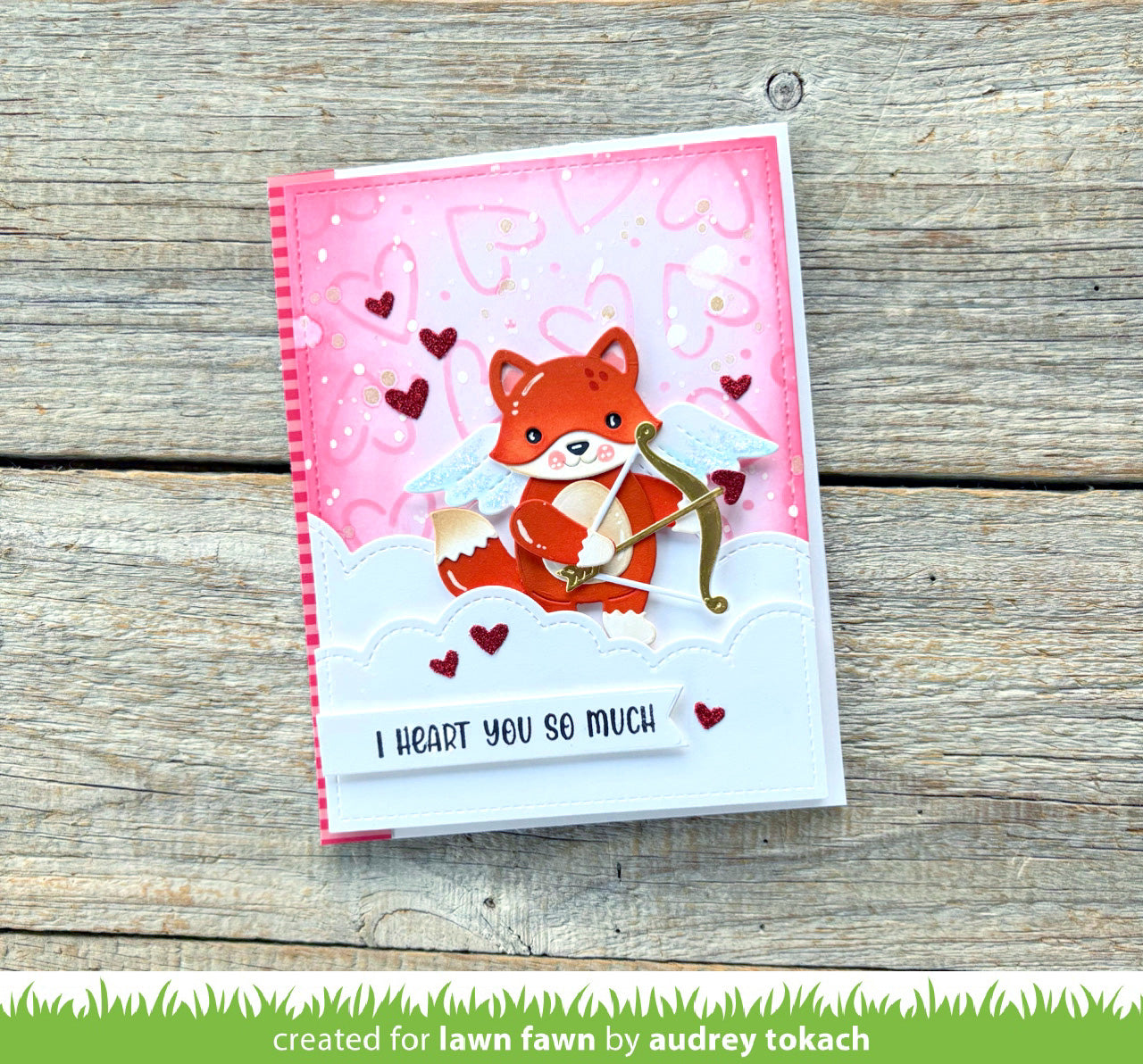 Lawn Fawn Build-a-critter valentine accessories Tierchen Extras zum Valentinstag Stand alone Stanzen