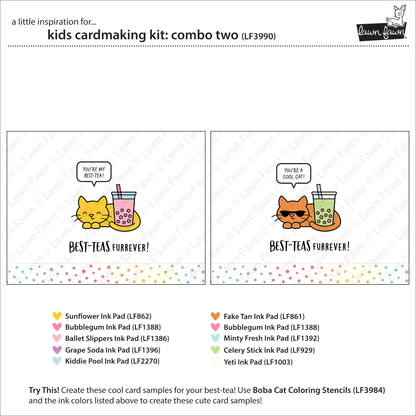 Lawn Fawn kids cardmaking kit: combo two Kartenbastelset Produktbild 2