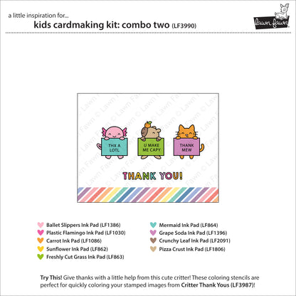 Lawn Fawn kids cardmaking kit: combo two Kartenbastelset Produktbild 4